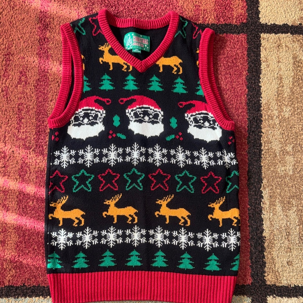 Mens Ugly Christmas Sweater Vest‎